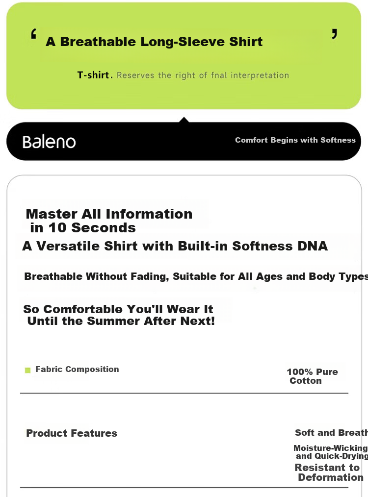 Baleno Women's Pure Cotton Long Sleeve Shirt 2026 New Loose Casual Blouse High-End Commuter Thin Jacket 3