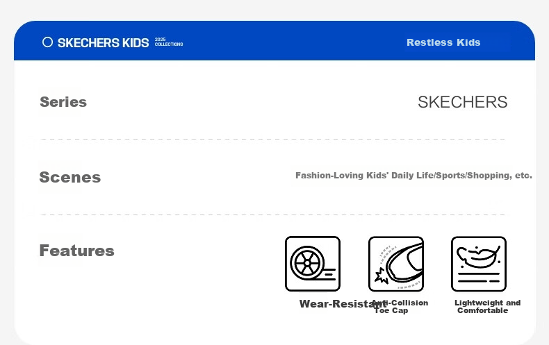 Skechers Self-operated Shanmai Slip-on Comfortable Non-slip Casual Sports Shoes 405343L 19