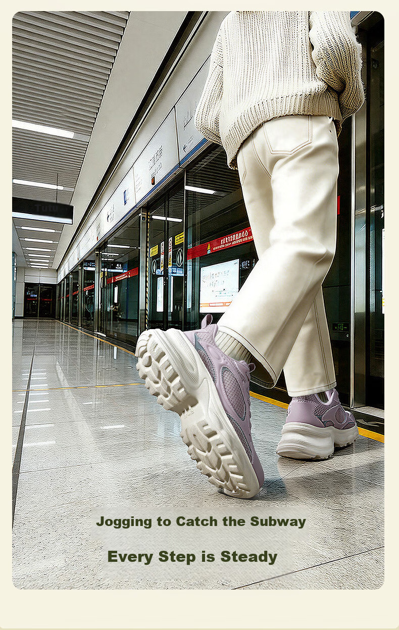 Zulijian Elderly Shoes Middle-aged and Elderly Spring Fashion Versatile Thick-soled Sports Dad Shoes 26139002T Carbon Gray Men Size 42 7