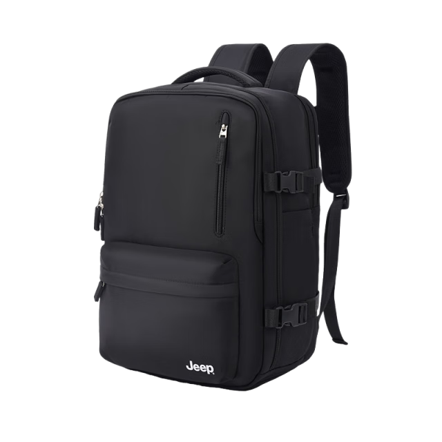 JEEP Men's Backpack, Large Capacity, Short-Distance Business Trip Travel Bag, Dry And Wet Separation, Suitable for Hiking, Luggage And School Bag