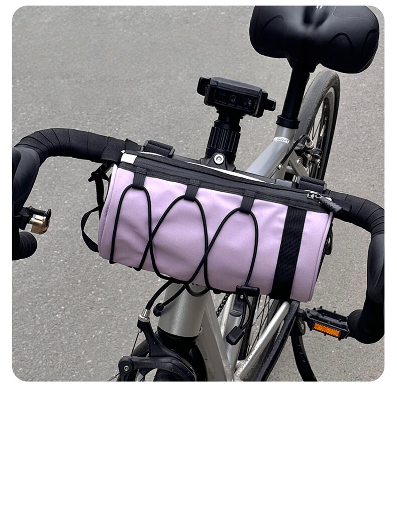 40K Bicycle Frame Bag Front Tube Bag Road Bike Handlebar Bag Mountain Bike Waterproof Multifunctional Cycling Storage Portable Green 11