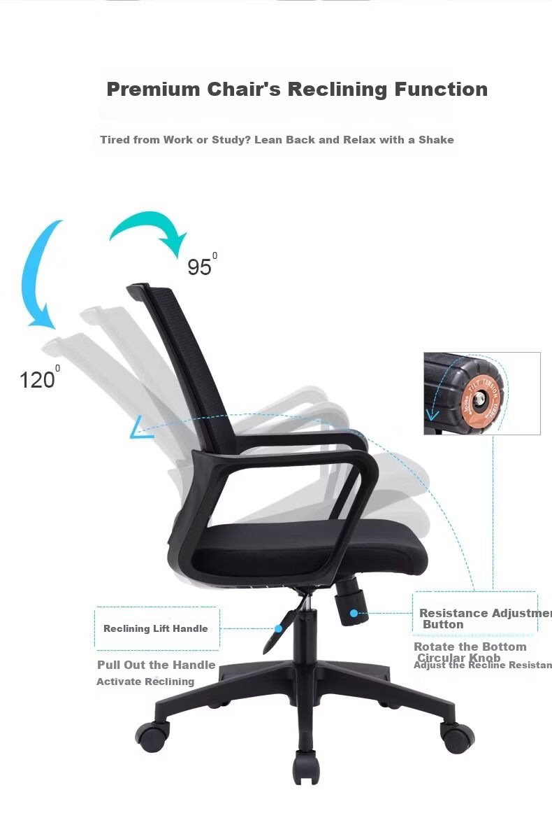 SGMW Computer Chair Home Office Chair Ergonomic Backrest Study Swivel Chair Executive Seat Gaming Chair 5