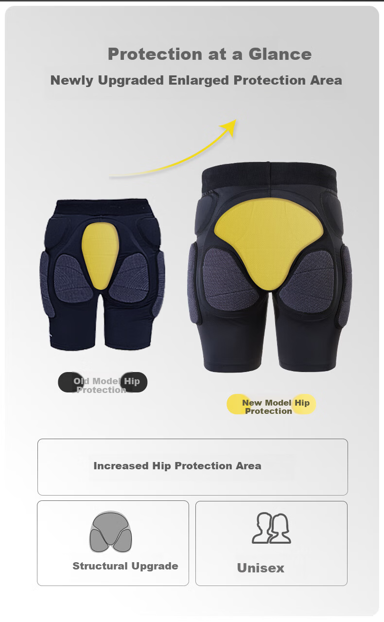 ANTSPRO XRD Material Hip Protection Unisex Ski Kevlar Guard XRD Hip Protector XL 7