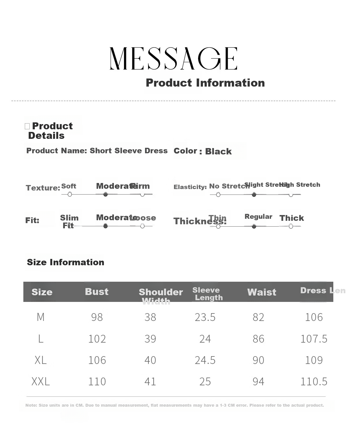YUZHAOLIN Colorblock Short Sleeve Dress Women Waist Slim Elegant Fashion Lapel Little Black Dress (with Belt) Y52Q038 7