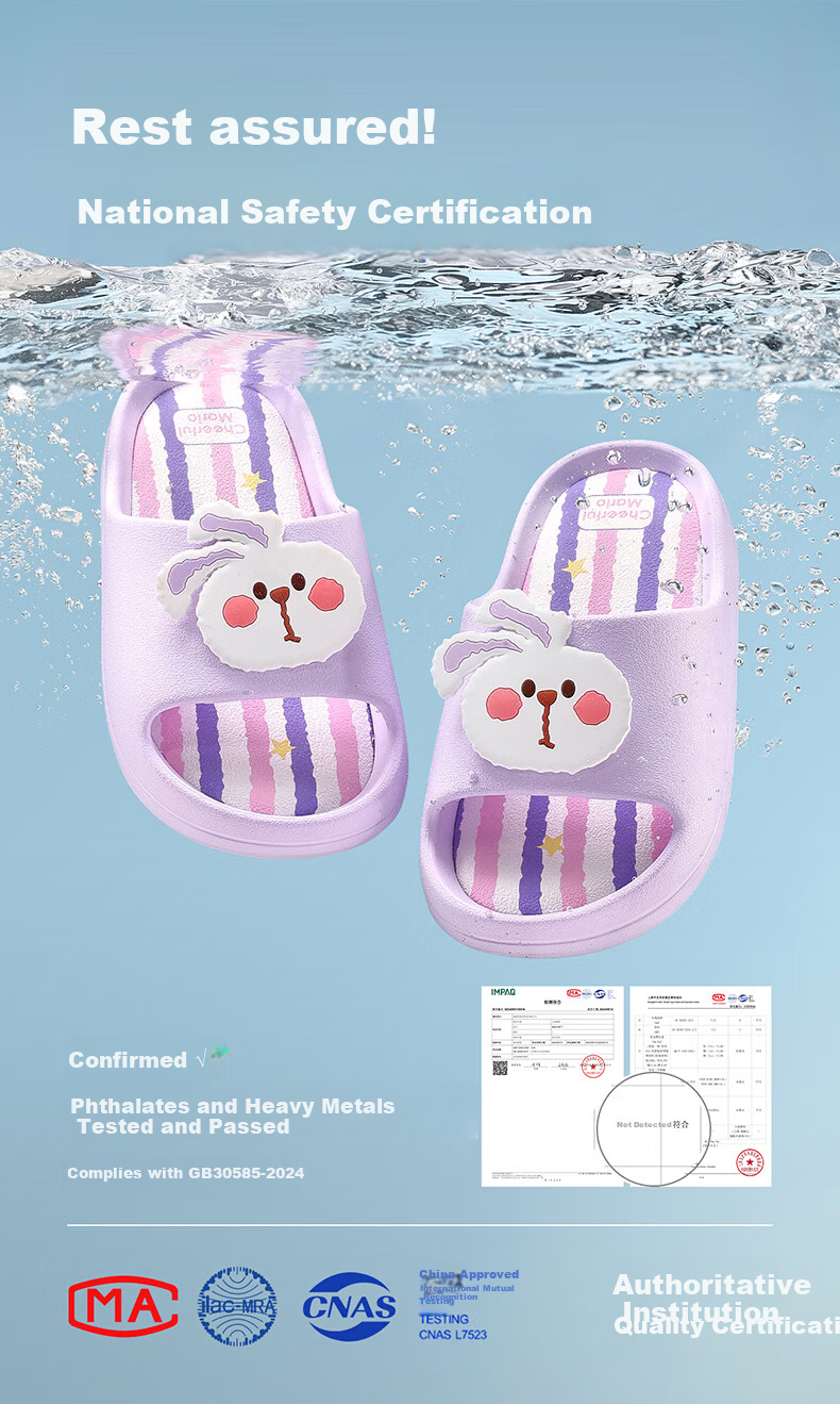 Cheerful Mario Kids Cat Summer Indoor Outdoor Silent Cute Bath Slippers for Boys and Girls 6