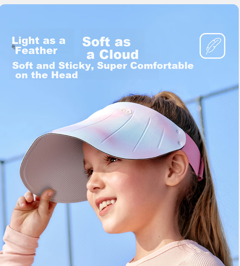 Lemon Baby Kids Sun Protection Hat Unisex Summer UV Protection Open-Top Sun Hat with Wide Brim 15
