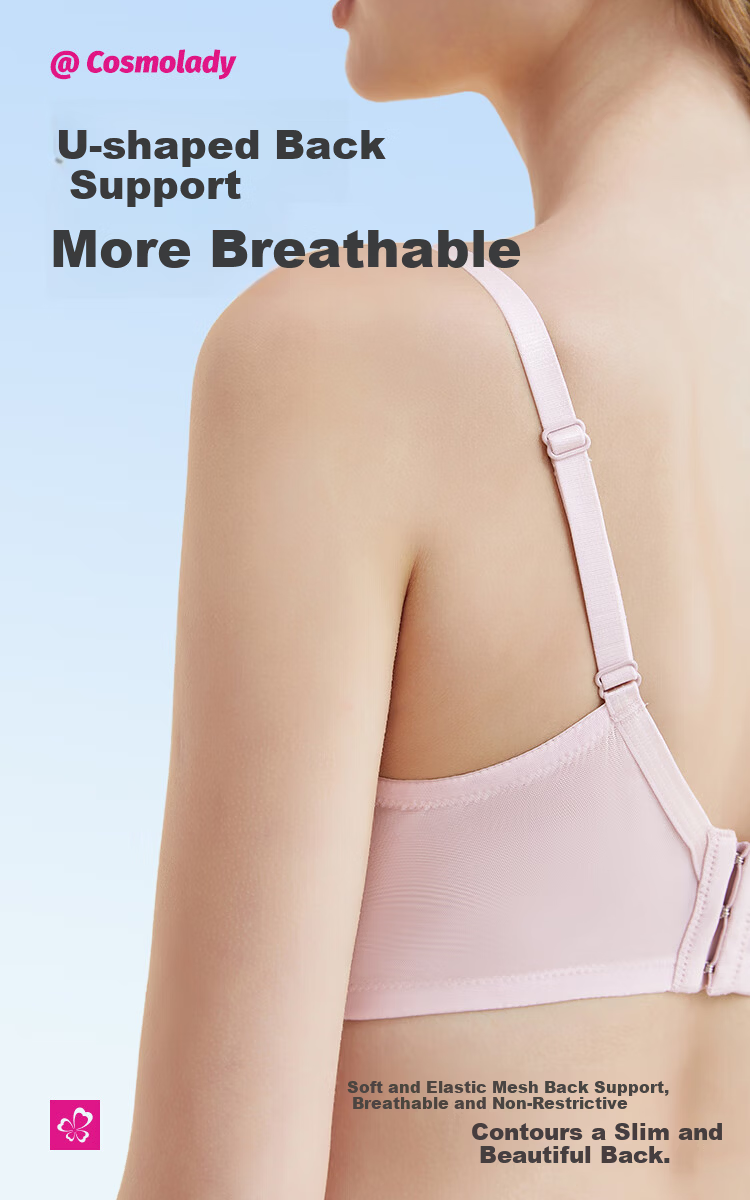 Urban Beauty Women's Wireless Bra Small Chest Push-Up Lace Comfortable Thin Breathable Sexy Bra 2B32D7 8