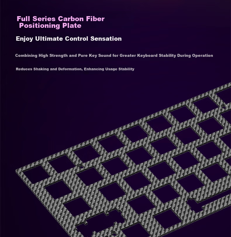 Hyeku MAG68 Magnetic Axis Custom Mechanical Keyboard Wired Hot-Swappable Aluminum Alloy 68-Key Kailh Glutinous Rice Switch Aurora RT Mode 14