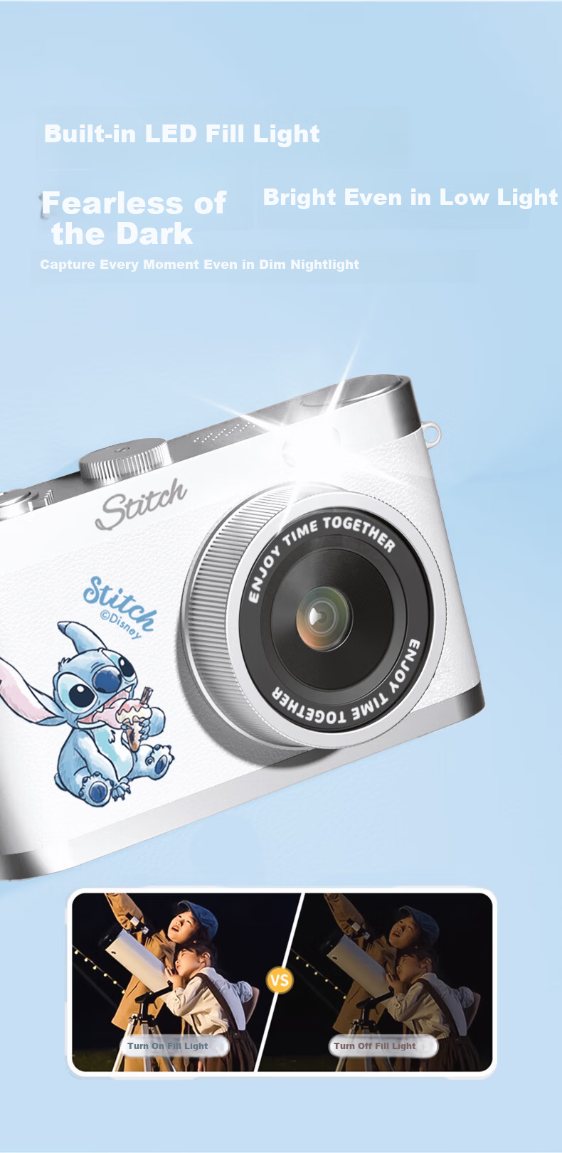 Disney Zootopia Kids Camera Student CCD Camera HD Shooting Toy for Boys and Girls Children's Day Gift 8