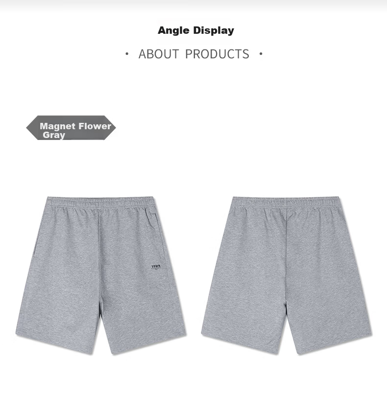 361° Men's Spring Summer Five-Point Shorts Running Fitness Training Casual Knit Pants 652624706-4 16