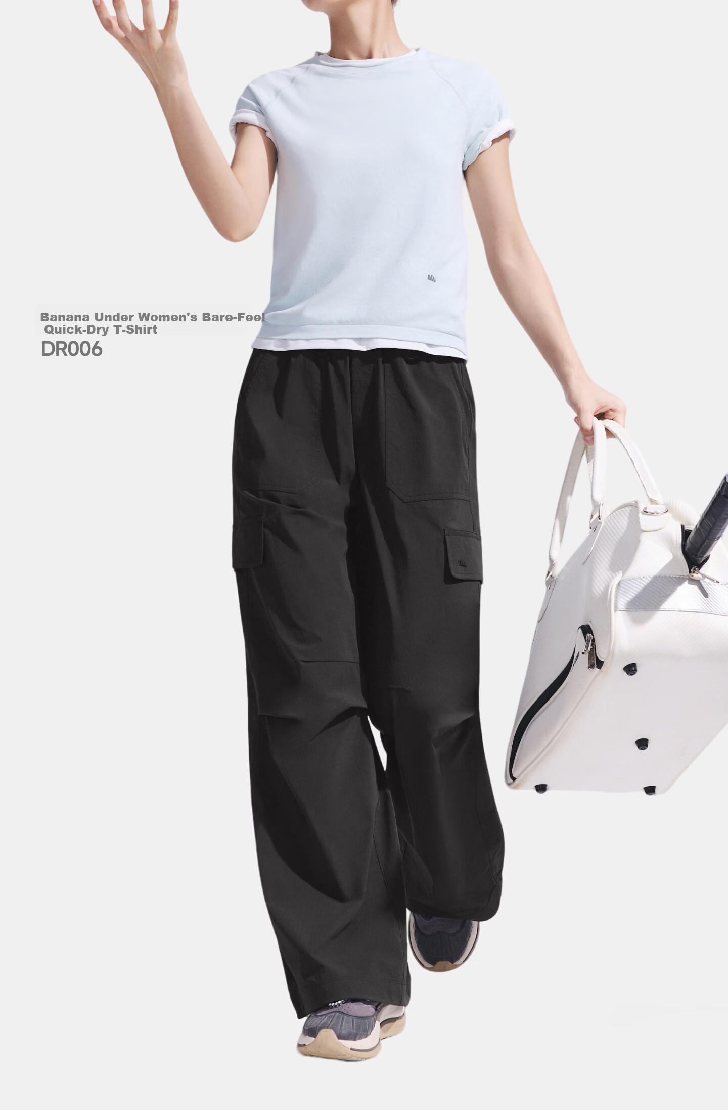 Beneunder Workwear Paratrooper Pants Hiking Casual Loose Wide-Leg Sun Protection Pants for Women WR247 21