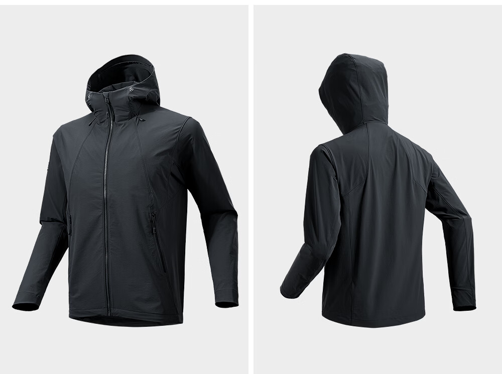 KAILAS Men's Hooded Jacket Water-Repellent Breathable Sun-Protective Outdoor Sports Hiking Quick-Dry Softshell Shirt 9