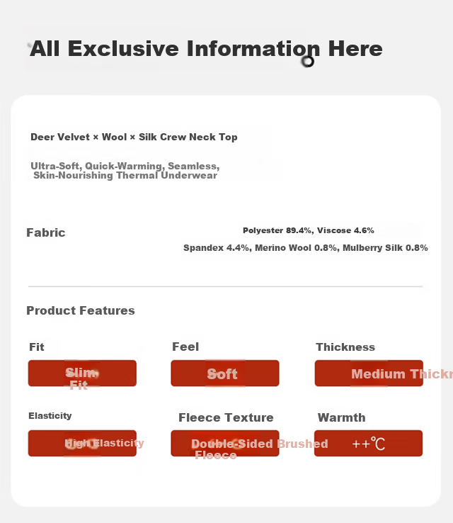 XUEXIMAN Men's Thermal Underwear Autumn Winter Wool Silk Tencel Short Sleeve T-Shirt Warm Base Layer Top 16