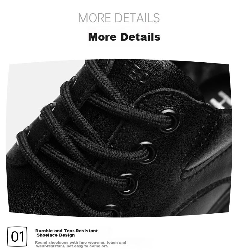 HLA Men's Business Casual Thick-Soled Height-Increasing Derby Shoes HAAPXM1EFE066 Black Size 38 12