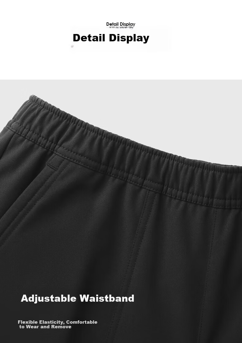 CAMEL [Wang Junkai Edition] Outdoor Ski Pants Men Fleece Lined Warm Water-Repellent Loose Work Pants Women 1684 29