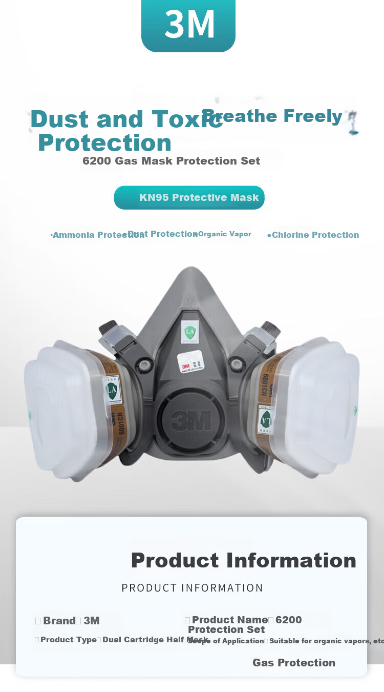 3M Dust Mask Accessory 1703 Filter Cotton for Splash and Particulate Industrial Dust Compatible with 3700 Cartridge Holder 1