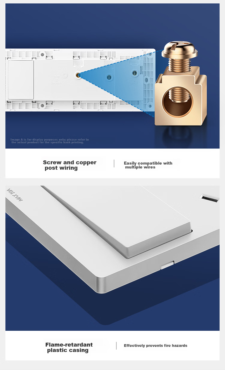 BULL GTE Series Kitchen Socket 10A Socket with Independent Switch Panel GTE603 Gold 11