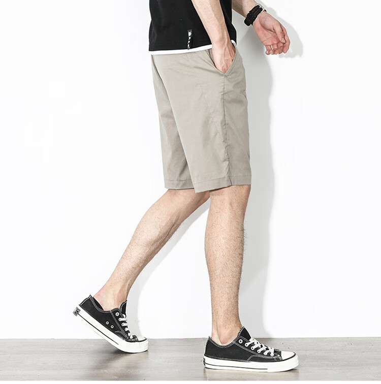 Hodo Men's Summer Casual Fashion Cotton Cargo Comfortable Breathable Versatile Five-Point Sports Shorts 15
