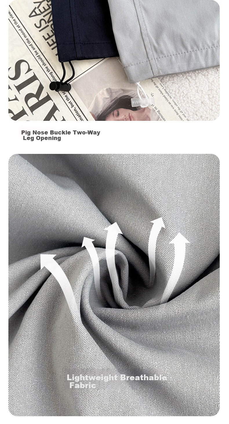 Langsha Embroidered Work Pants for Women 2026 Spring Summer Thin High Waist Slim Loose Straight Quick-Dry Ice Silk Wide-Leg Sports Pants 11