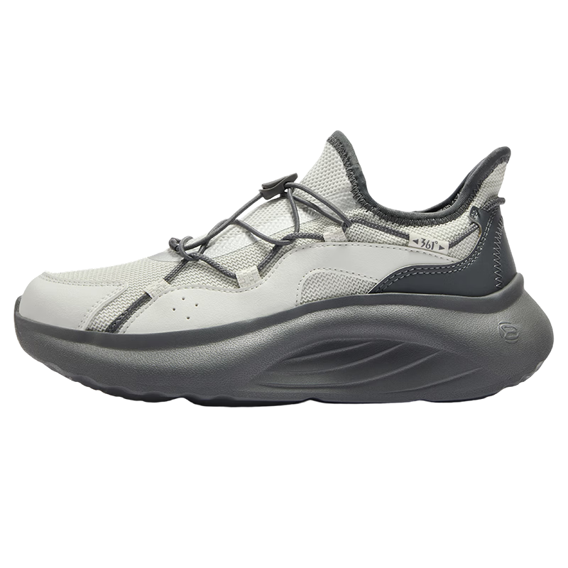 361° Women's Sports Shoes Tofu Shoes Spring Summer Breathable Thick Sole Commuter Casual Dad Shoes 682626704-3