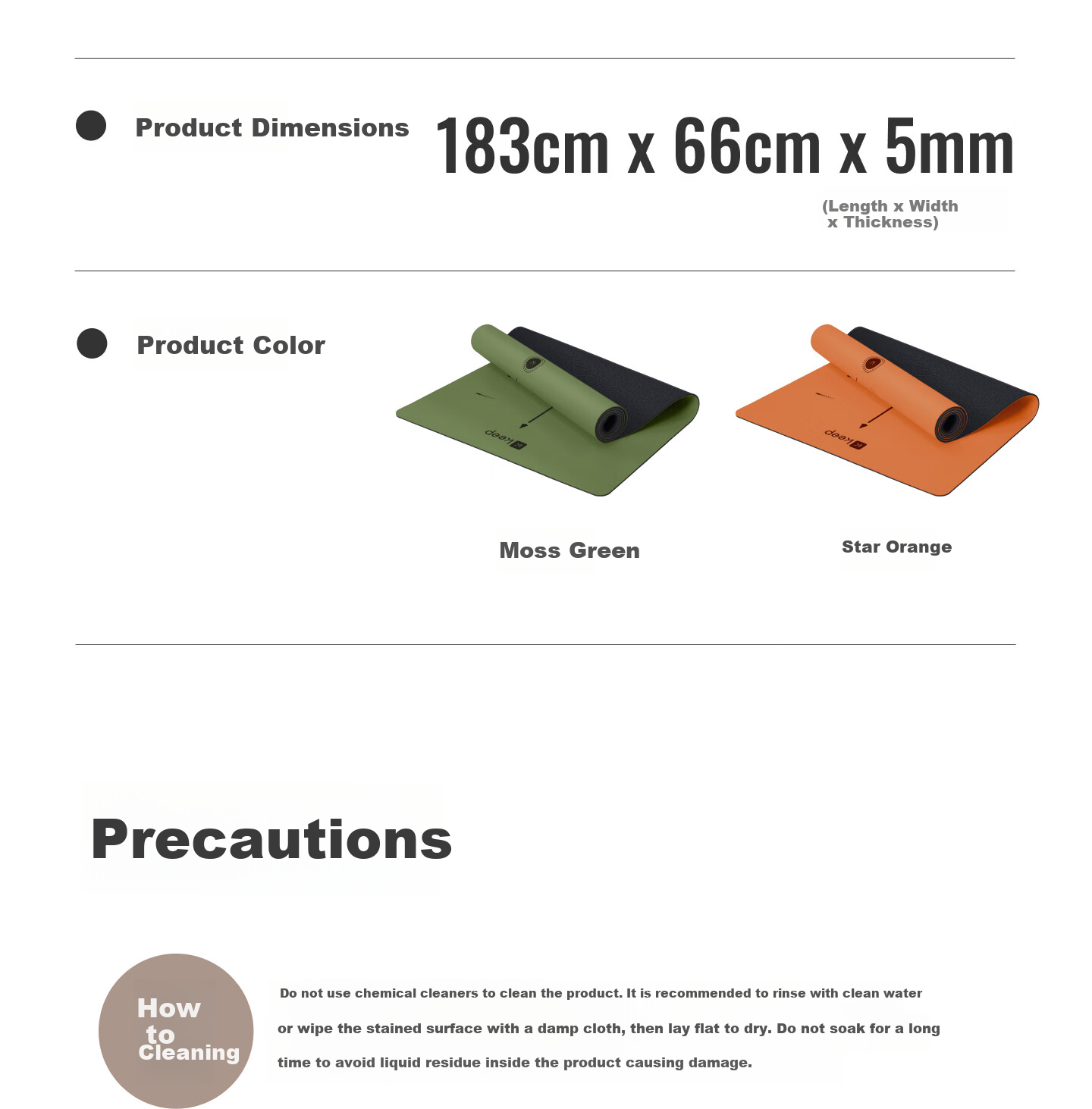 Keep Antibacterial Yoga Mat 2026 New Professional Non-Slip Natural Rubber Fitness Home Women Shock Absorption Soundproof Mat Starry Orange 29