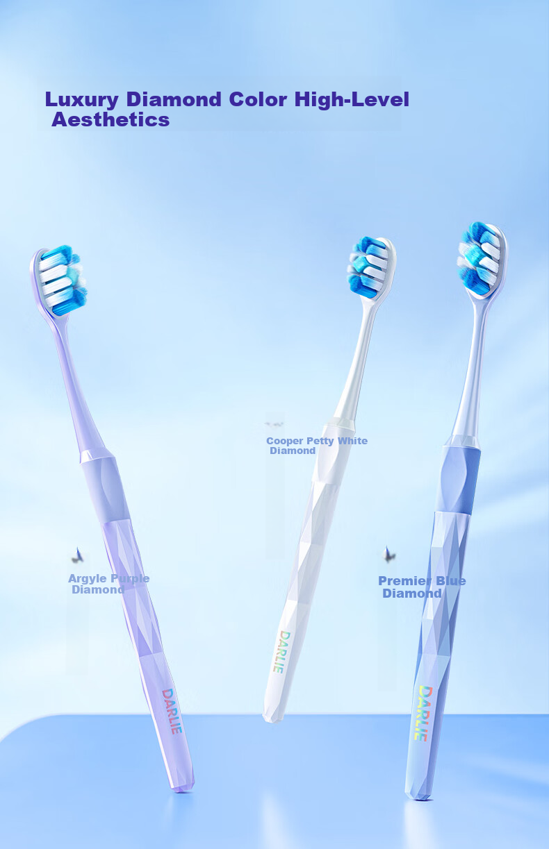DARLIE Diamond White Clean Teeth Pressure Relief Gum Care Toothbrush Single Pack 11