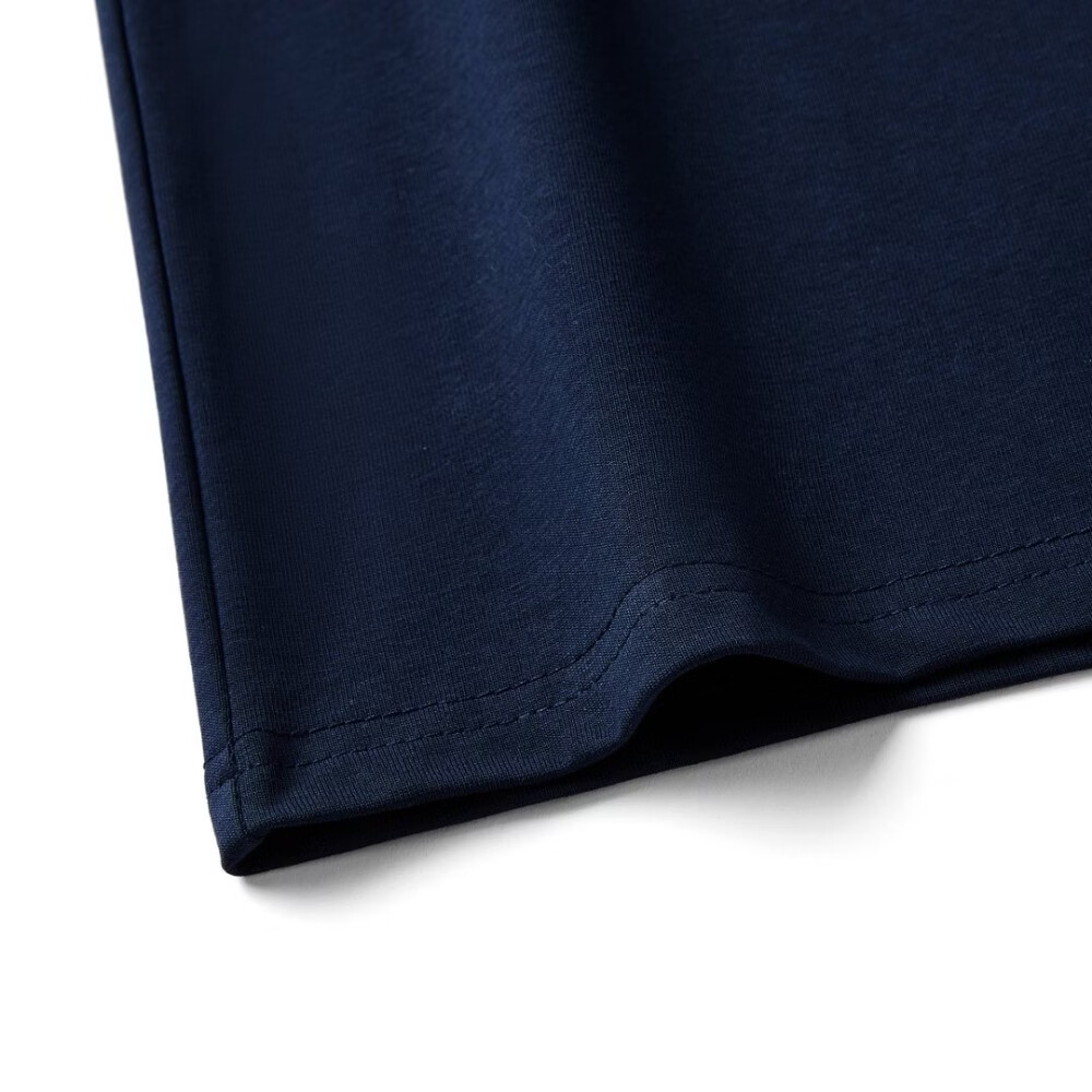 ICH MODE American Vintage Two-in-One Long Sleeve T-Shirt Women 2026 New Summer Casual Simple Top Navy Blue L 3