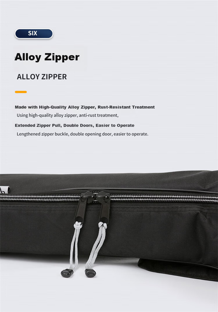 AODSK AB-G600 Guitar Bag Double Shoulder Thickened 40-41 Inch Acoustic Electric Guitar Carrying Case Classic Black 8