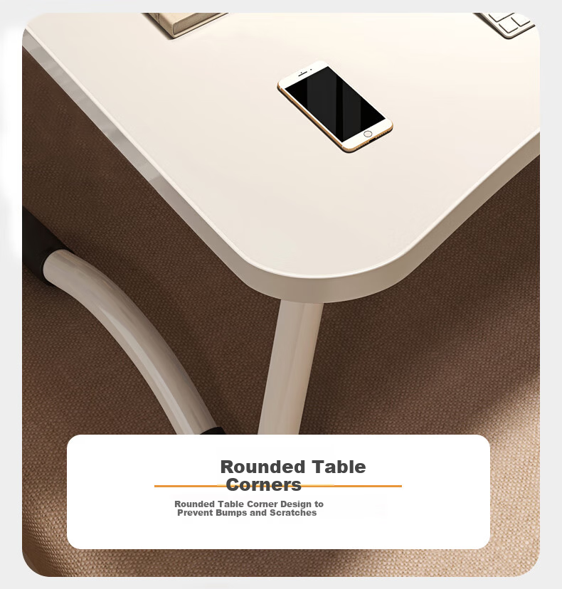 Jing Jiayi Folding Laptop Desk Bed Tray Small Study Table Dining Table Window Seat Dormitory College Student Office Lazy Table 5
