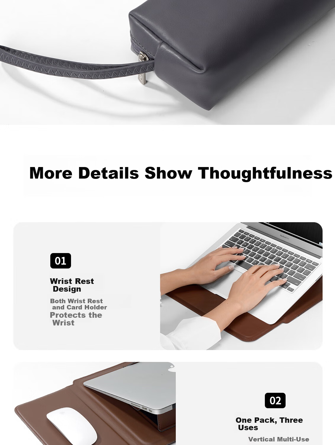 Taikesen Laptop Sleeve Case for 14-inch Apple MacBook, Lenovo, Huawei Protective Storage Bag for Men and Women 25