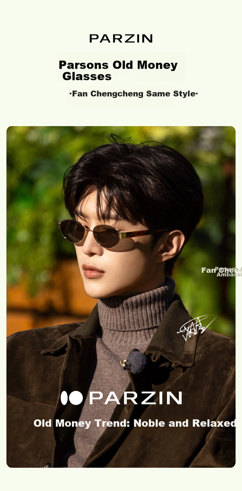 PARZIN Polarized Sunglasses Women 2026 New Vintage Style Relaxed Fit Sun Protection Driving Sunglasses Men PZ8601 1