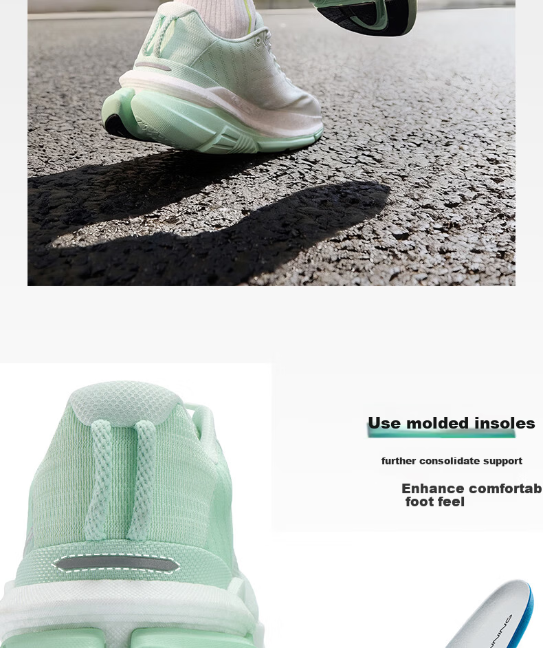 361° Men's Running Shoes Chiyan 6 Spring Summer Breathable Casual Commuter Cushioned Jogging Shoes 672612202-1 13