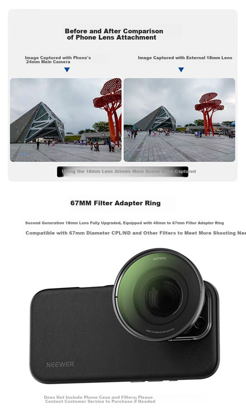 NEEWER Magnetic Stackable Modular Macro Lens for Mobile Phones (4PCS) 21