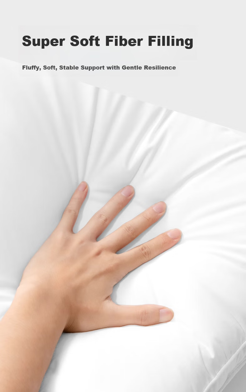 Grace Pure Cotton Pillow Core Adult Neck Support Sleep Pillow Home Dorm Pillow Medium Size 3