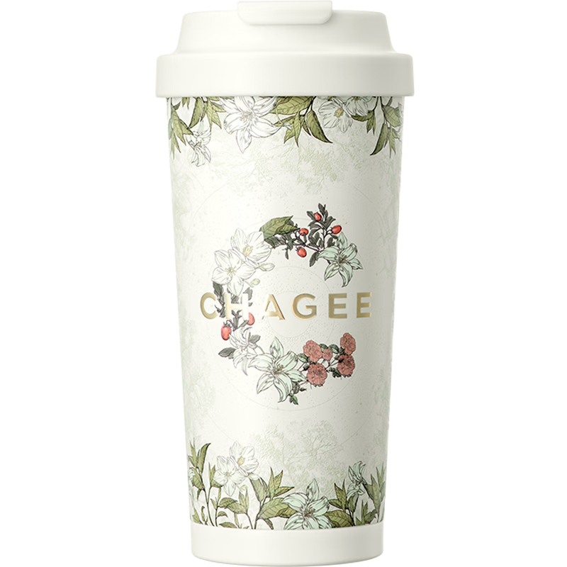 CHAGEE One-Click Open Thermos Cup, 316L Stainless Steel Coffee Mug, Tea Infuser, Ice Water Cup, Stylish Mid-Autumn Festival Gift