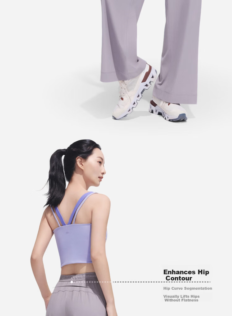 Beneunder Women's Wide-Leg Sports Pants Breathable Quick-Dry Sun-Protective Loose Fit AS010 13
