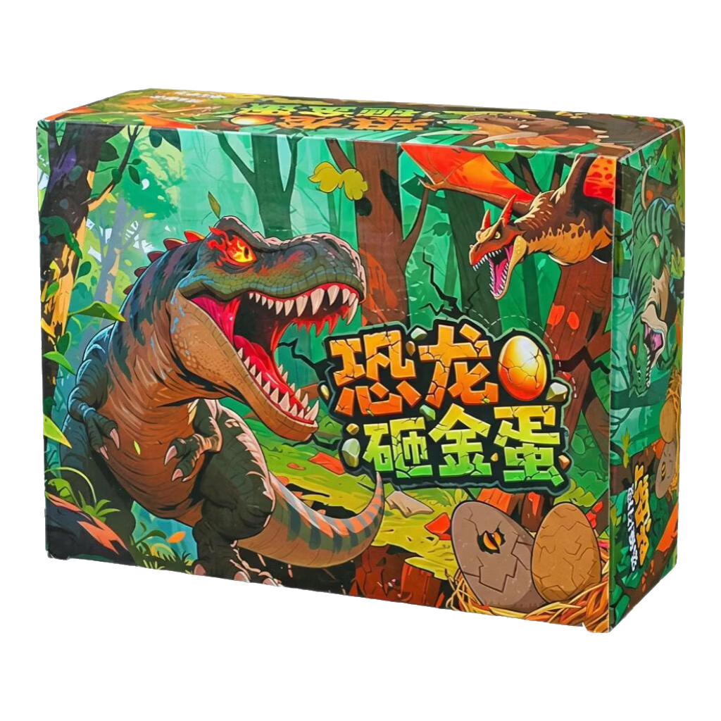 Luoli Dinosaur Golden Egg Smashing Hole Colorful Egg Children's Toy Blind Box Student 3-6 Boys and Girls Birthday Gift Kindergarten