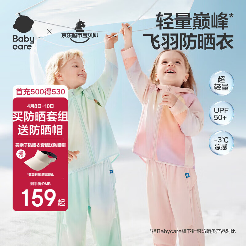 Babycare Kids Parent-Child Sunscreen Jacket Baby Lightweight Comfortable Summer Coat Berry Bubble 110