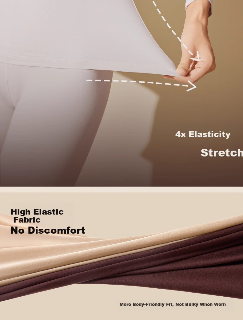 Herbal Original Autumn Thermal Underwear Set for Men and Women Camellia Scent New Ultra-Thin High Elastic Temperature-Locking Skin-Enhancing Base Layer 12
