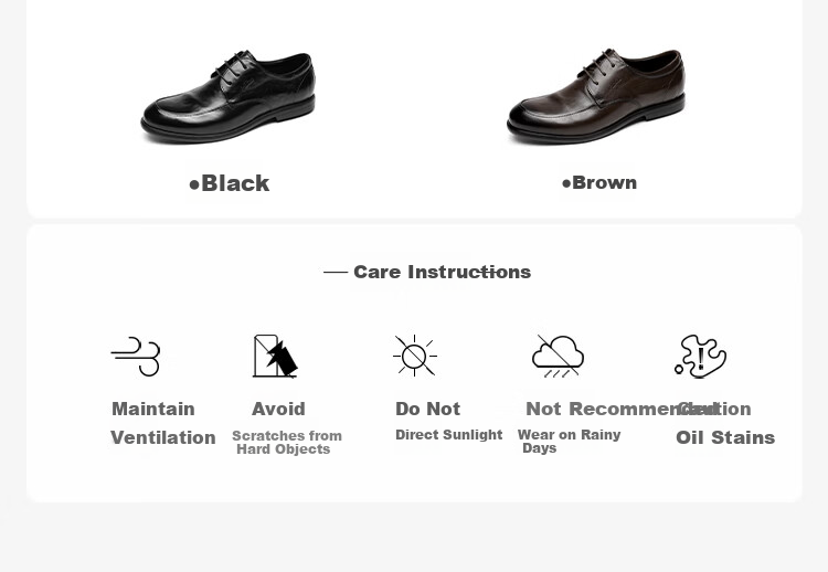 Goldlion Men's Shoes 26 Spring New Business Leather Shoes Durable Comfortable Men's Derby Shoes G508610158AAA Black Size 40 7
