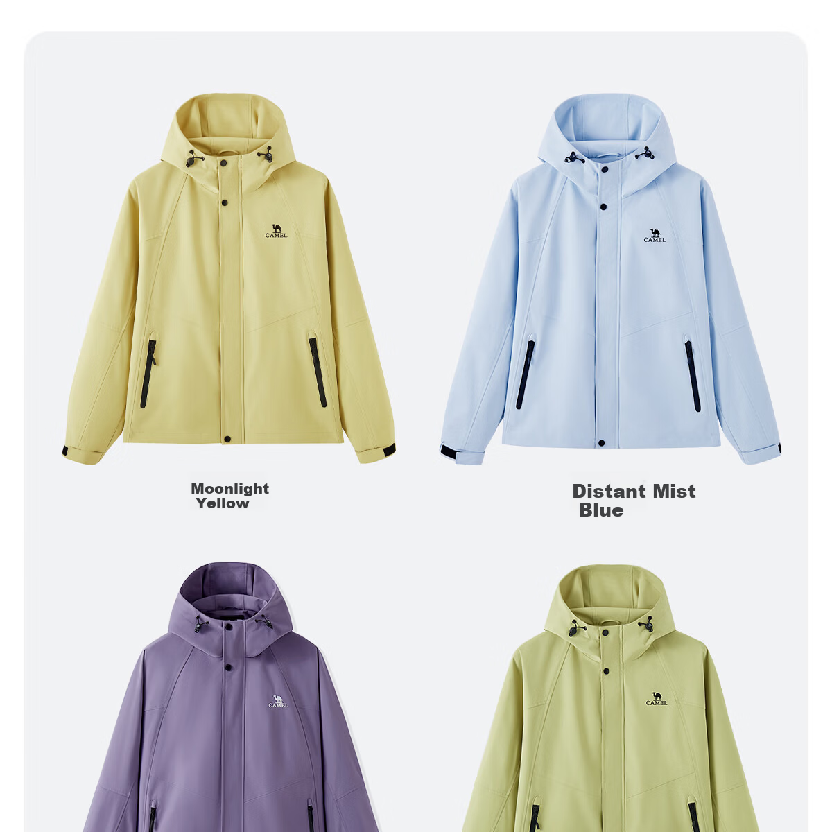 Camel Men's Casual Jacket Spring Autumn Outdoor Hiking Mountaineering M13CA6V040 14