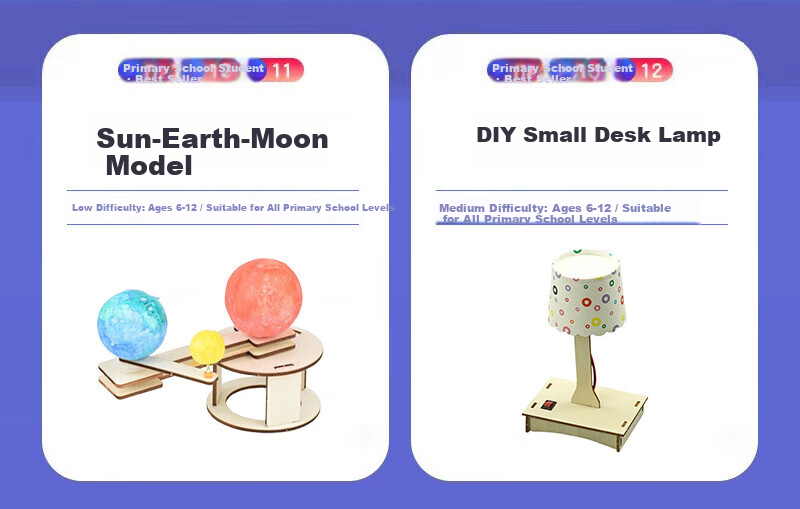 LEAIXIANG Children's Physics Science Experiment Kit for Ages 6-12 Boys Birthday Gift Educational Toy for Elementary Students 13