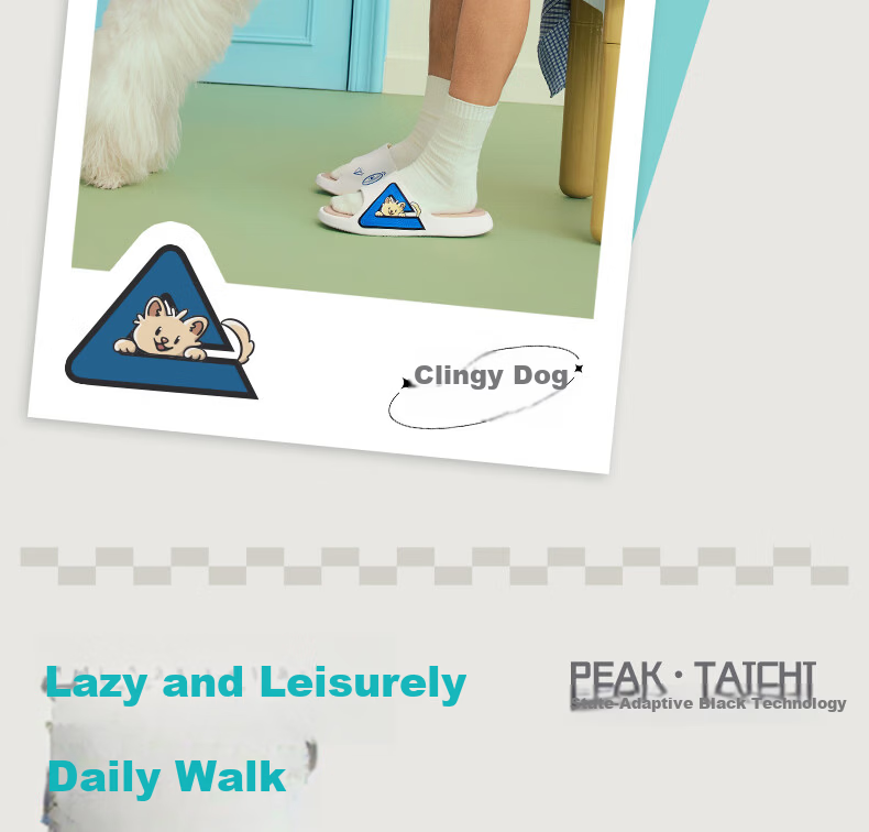 PEAK Taiji [J/P Slipper Lab] Sports Slippers Summer Sandals Thick Sole Soft Elastic Beach Shoes DL2620291 6