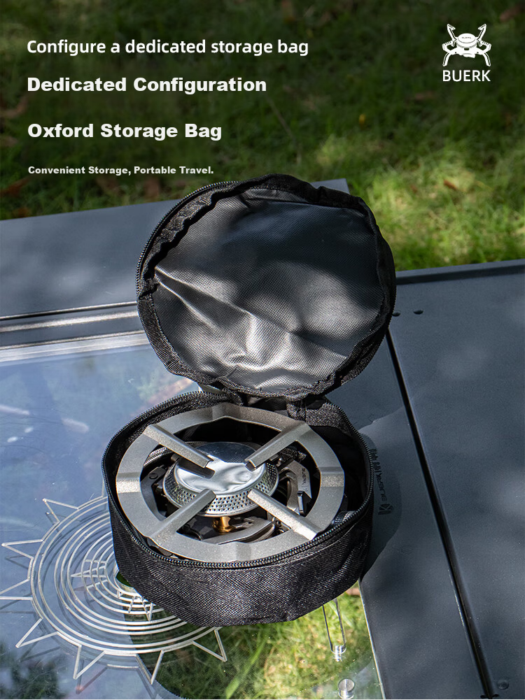 BUERK New Infrared Portable Foldable Split Cassette Stove Windproof Explosion-Proof Outdoor Camping Tea Cooking Gas Burner 9