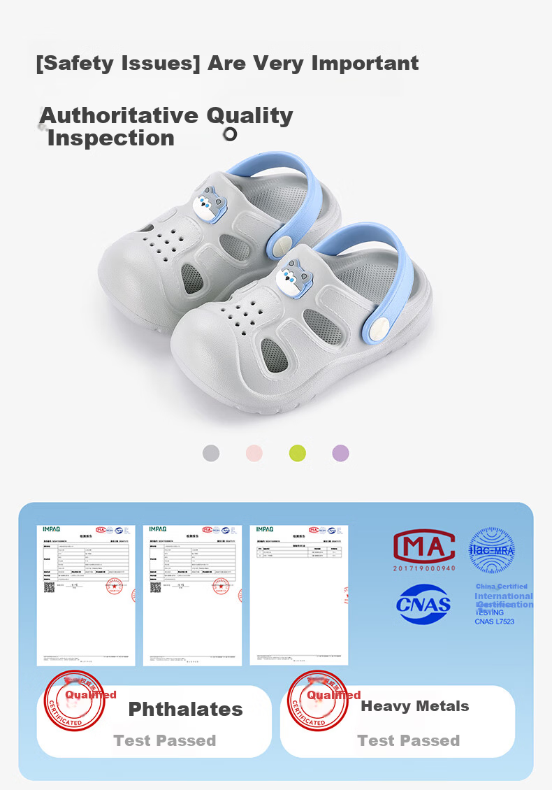 Balabala Kids Holey Slippers Girls Summer Baby Soft Sole Indoor Bathroom Shower Sandals Boys Beach Shoes Toddler 7