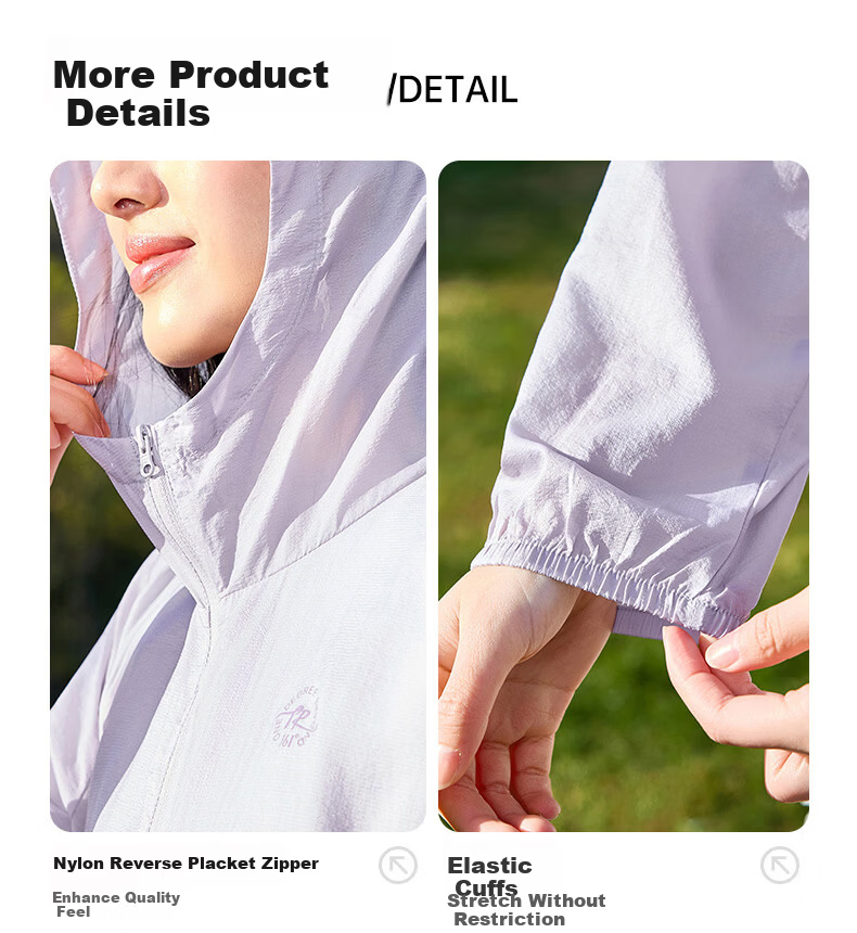 361° Women's Summer Sunscreen Jacket UPF50+ Sports Outdoor Cycling Ice Silk Casual Coat 662624605H-7 12