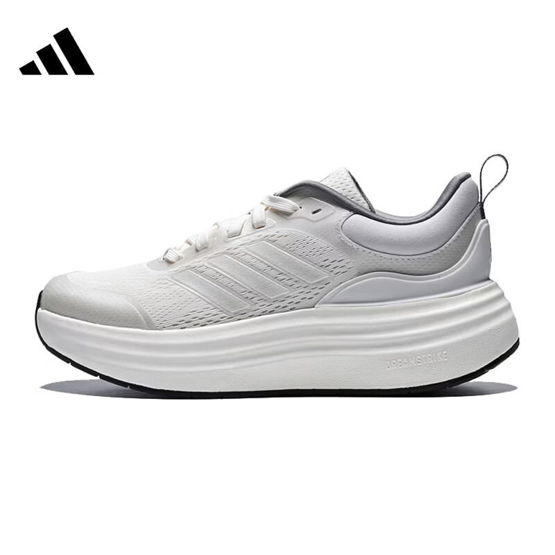 Adidas Women's Sporty Style NORA SHELL Casual Shoes JS4890 Bright White Metallic Size 38 3