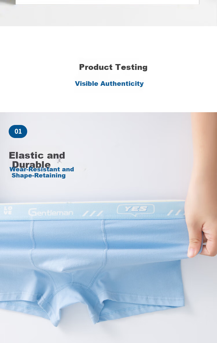 Dingguagua Youth Cotton Antibacterial Boxer Briefs for Boys, Teenagers, Middle School Students, Children's Four-Point Shorts 8