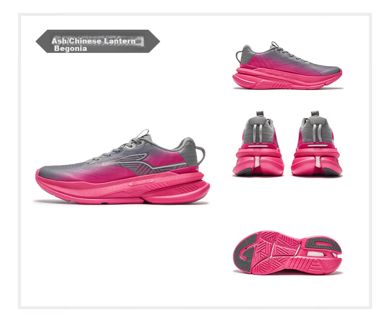 361° Men's Running Shoes Chiyan 6 Spring Summer Breathable Casual Commuter Cushioned Jogging Shoes 672612202-1 35