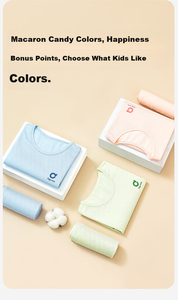 Dingguagua Children's Autumn Underwear Set, Boys' Modal Thin Underwear, Spring And Autumn Pajamas, for Older Children, Base Layer, Blue, Size 140 14
